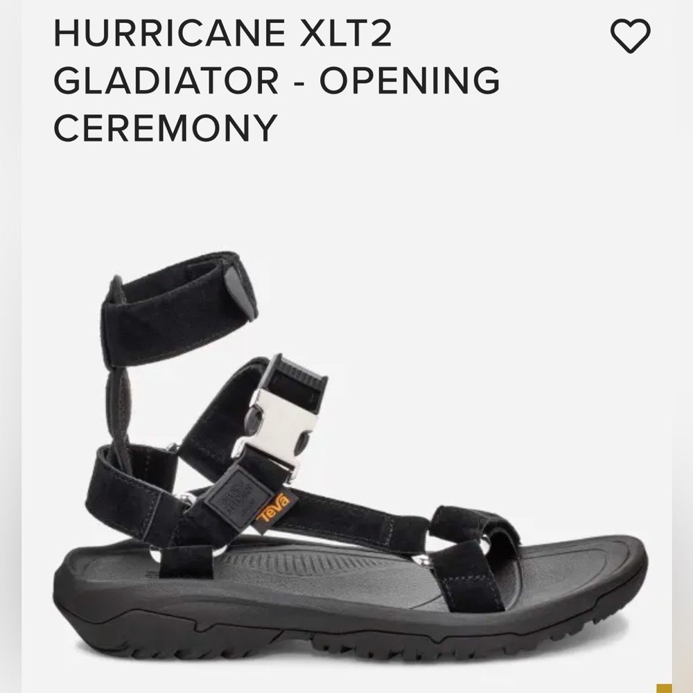 NEW TEVA OPENING CEREMONY Hurricane XLT2 Gladiator 1114354 Black US Size 11